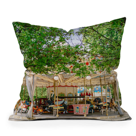 Bethany Young Photography Tuileries Garden II Throw Pillow
