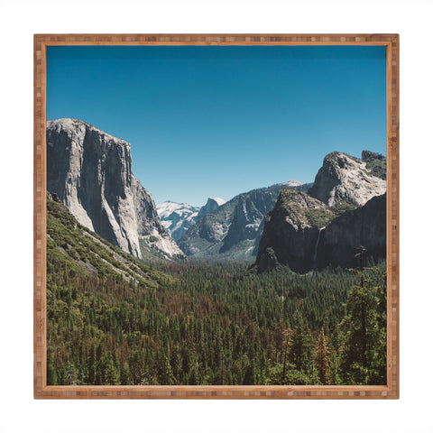 Bethany Young Photography Tunnel View Yosemite National Square Tray