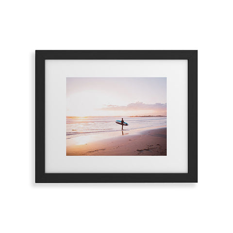 Bethany Young Photography Venice Beach Surfer Framed Art Print