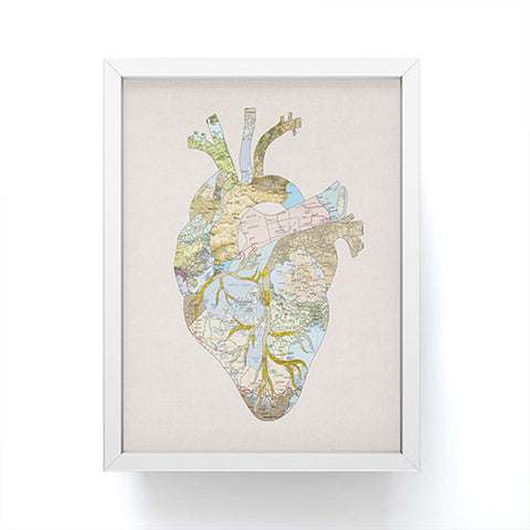 Bianca Green A Travelers Heart Framed Mini Art Print