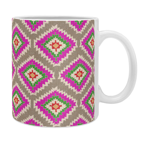 Bianca Green Aztec Fiber 4 Coffee Mug