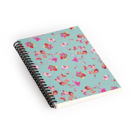 Bianca Green Bloom II Spiral Notebook