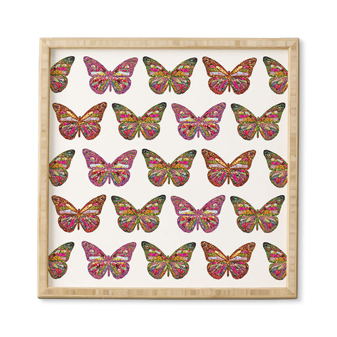 Bianca Green Butterflies Fly Framed Wall Art