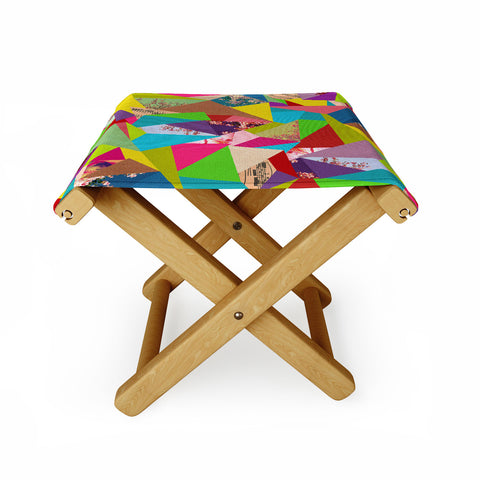 Bianca Green Colorful Thoughts Folding Stool