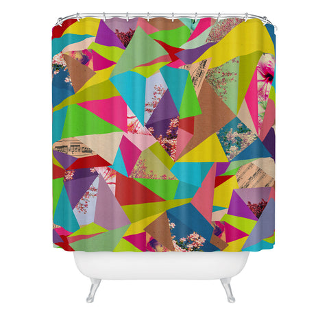Bianca Green Colorful Thoughts Shower Curtain
