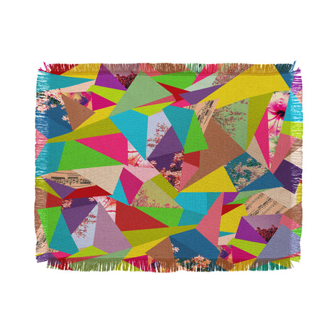 Bianca Green Colorful Thoughts Throw Blanket