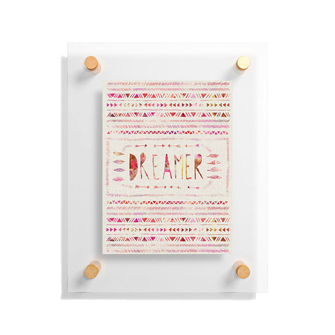 Bianca Green Dreamer Pink Floating Acrylic Print