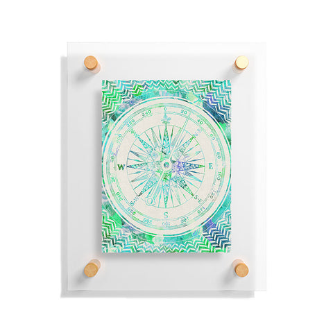 Bianca Green Follow Your Own Path Mint Floating Acrylic Print