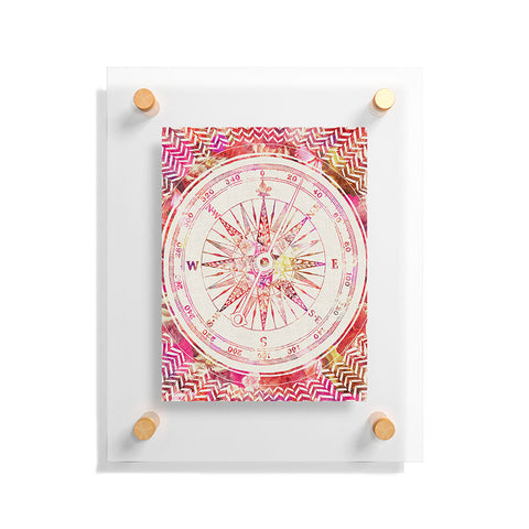 Bianca Green Follow Your Own Path Pink Floating Acrylic Print