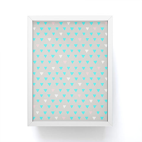 Bianca Green Geometric Confetti Party Framed Mini Art Print
