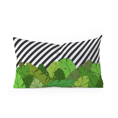 Bianca Green GREEN DIRECTION TAKE A RIGHT Oblong Throw Pillow