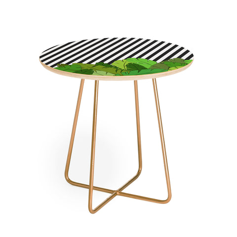 Bianca Green GREEN DIRECTION TAKE A RIGHT Round Side Table