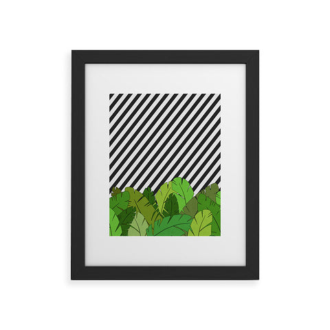 Bianca Green GREEN DIRECTION TAKE A RIGHT Framed Art Print