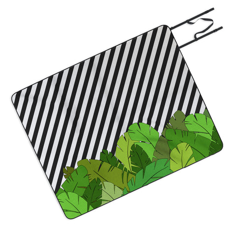 Bianca Green GREEN DIRECTION TAKE A RIGHT Picnic Blanket