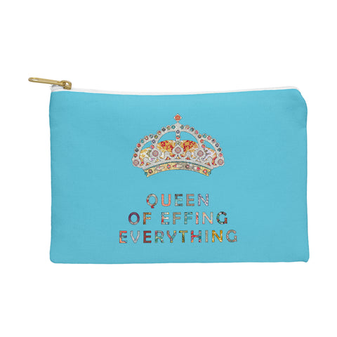 Bianca Green Her Daily Motivation Blue Pouch