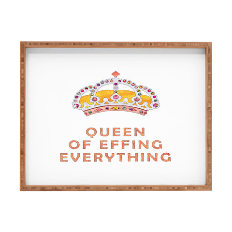 Bianca Green Her Daily Motivation Copper Rectangular Tray