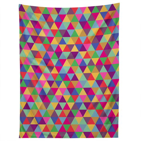 Bianca Green In Love With Triangles Tapestry