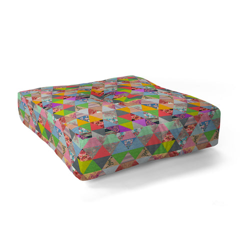 Bianca Green Lost In Pyramid Floor Pillow Square