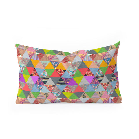 Bianca Green Lost In Pyramid Oblong Throw Pillow