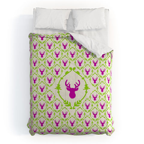 Bianca Green Oh Deer 2 Comforter