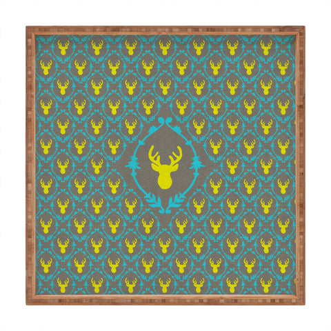 Bianca Green Oh Deer 3 Square Tray