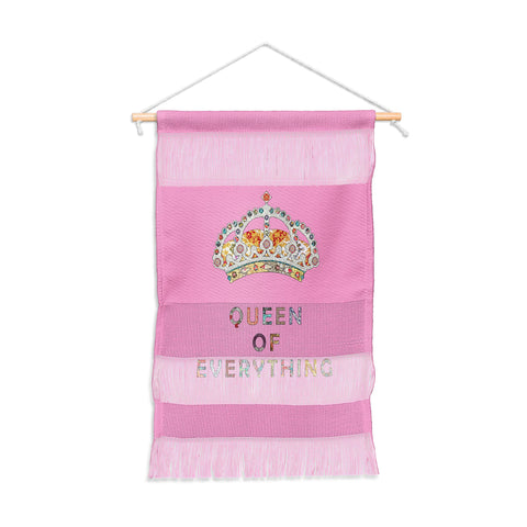 Bianca Green Queen Of Everything Pink Wall Hanging Portrait