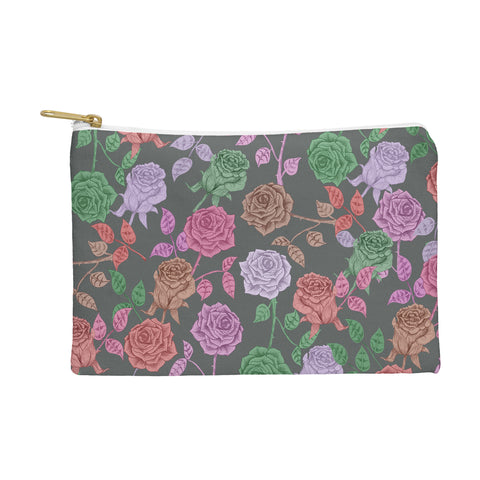 Bianca Green Roses Vintage Pouch