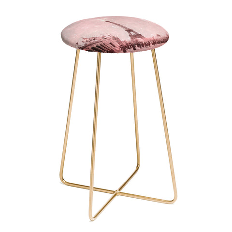 Bianca Green Stardust Covering Vintage Paris Counter Stool