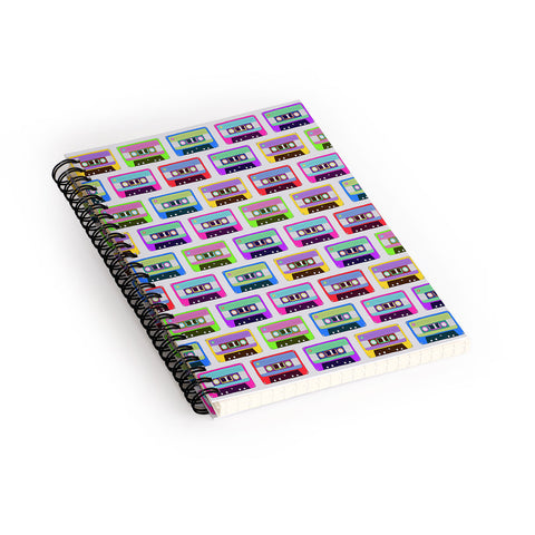 Bianca Green Tape It Rainbow Spiral Notebook