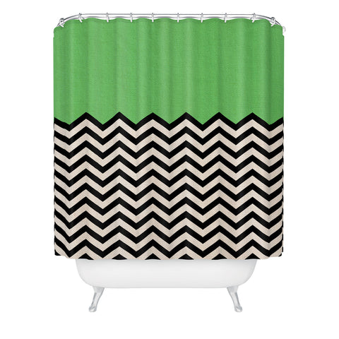 Bianca Green This Way Shower Curtain
