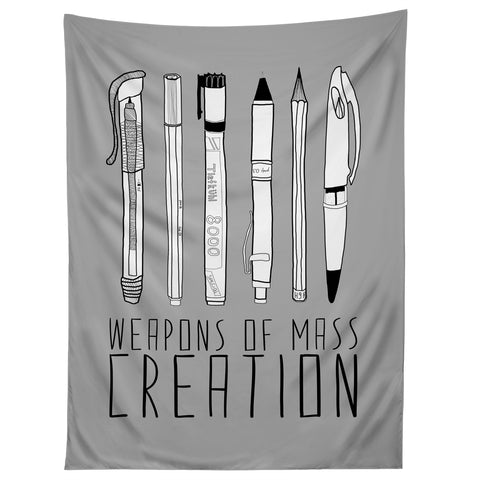 Bianca Green Weapons Of Mass Creation Grey Tapestry