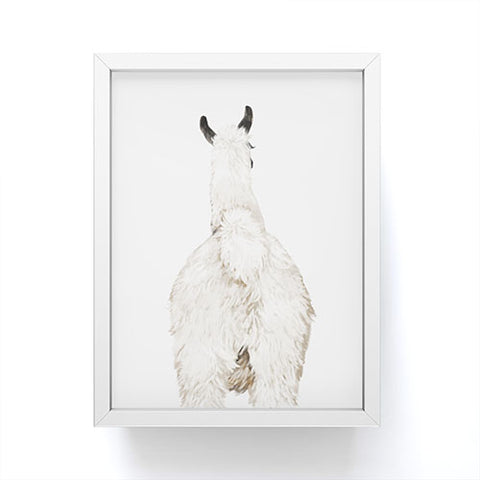 Big Nose Work Llama Butt Framed Mini Art Print