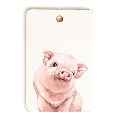 Big Nose Work Pink Baby Pig Cutting Board Rectangle