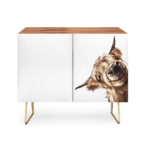Big Nose Work Sneaky Highland Cow Credenza
