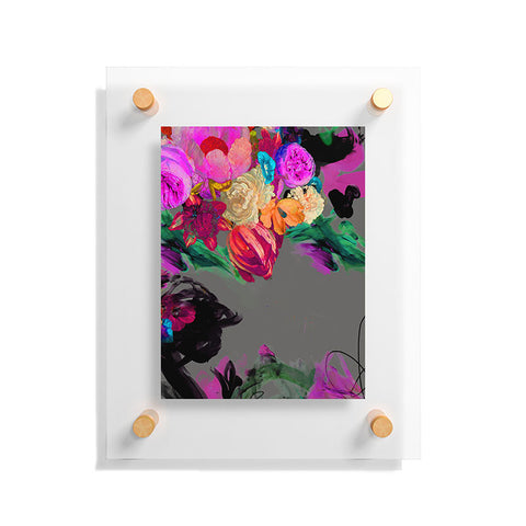 Biljana Kroll Floral Storm Floating Acrylic Print