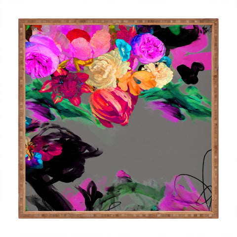 Biljana Kroll Floral Storm Square Tray