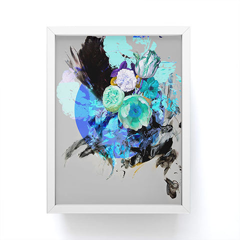Biljana Kroll Indigo Whirlwind Framed Mini Art Print
