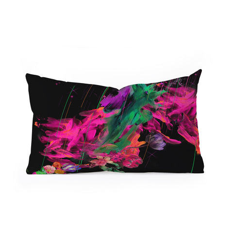 Biljana Kroll Meteor Shower Oblong Throw Pillow