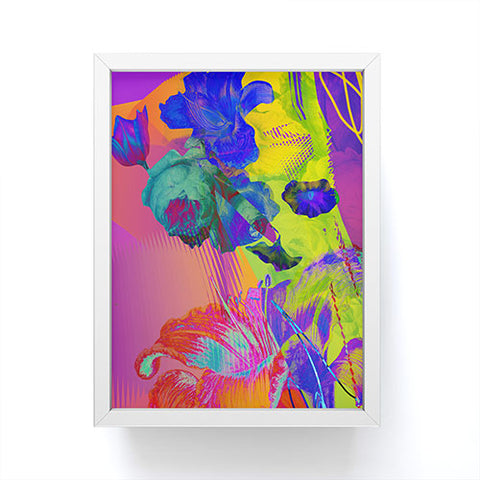 Biljana Kroll Neon Night Framed Mini Art Print