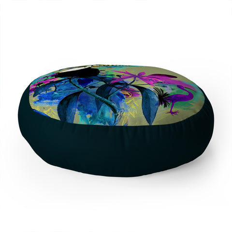 Biljana Kroll Rainforest Rhapsody Floor Pillow Round