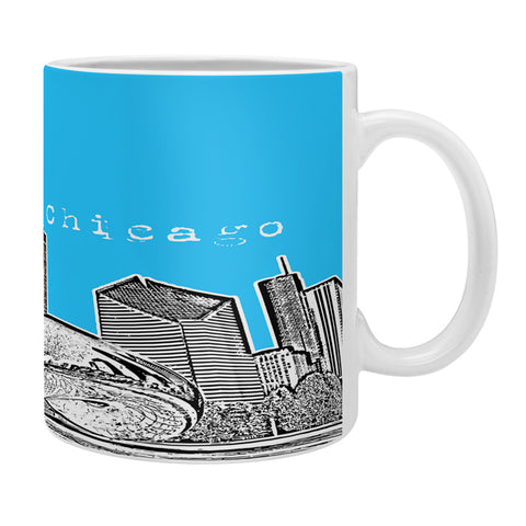 Bird Ave Chicago Illinois Blue Coffee Mug