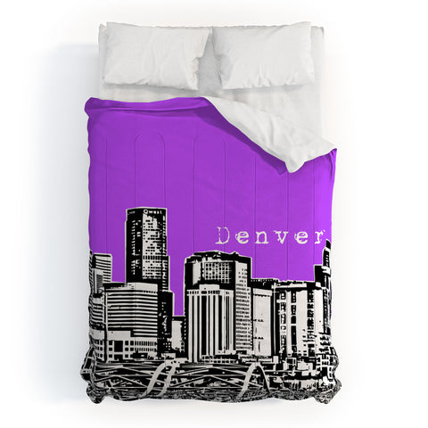 Bird Ave Denver Purple Comforter