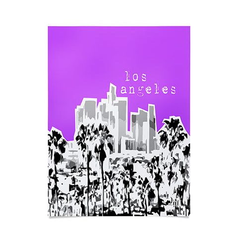 Bird Ave Los Angeles Purple Poster