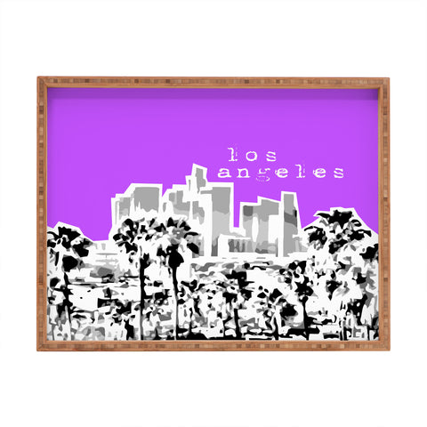 Bird Ave Los Angeles Purple Rectangular Tray