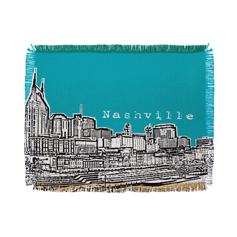 Bird Ave Nashville Waterfront Throw Blanket