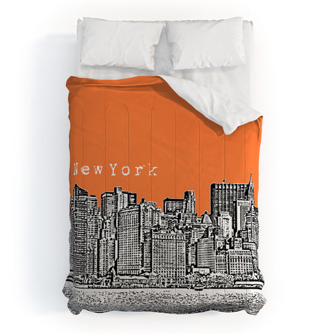 Bird Ave New York Orange Comforter