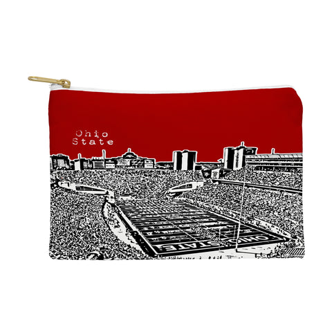 Bird Ave Ohio State Buckeyes Red Pouch