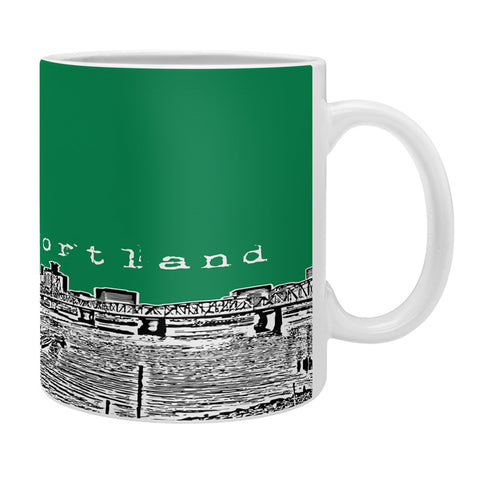 Bird Ave Portland Green Coffee Mug