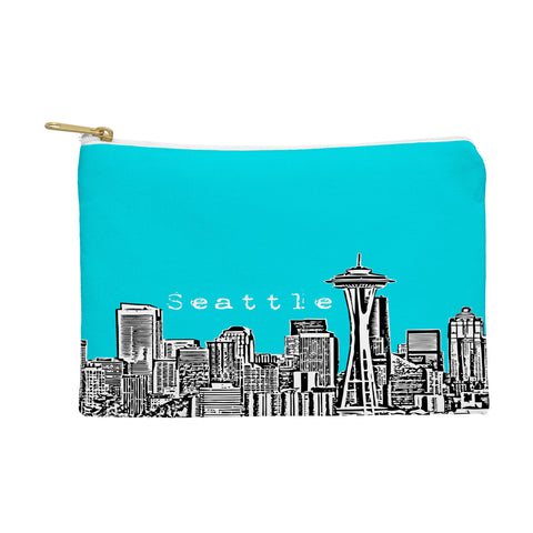 Bird Ave Seattle Teal Pouch