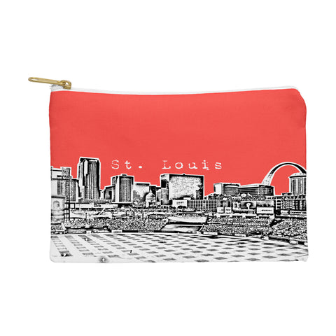 Bird Ave St Louis Red Pouch